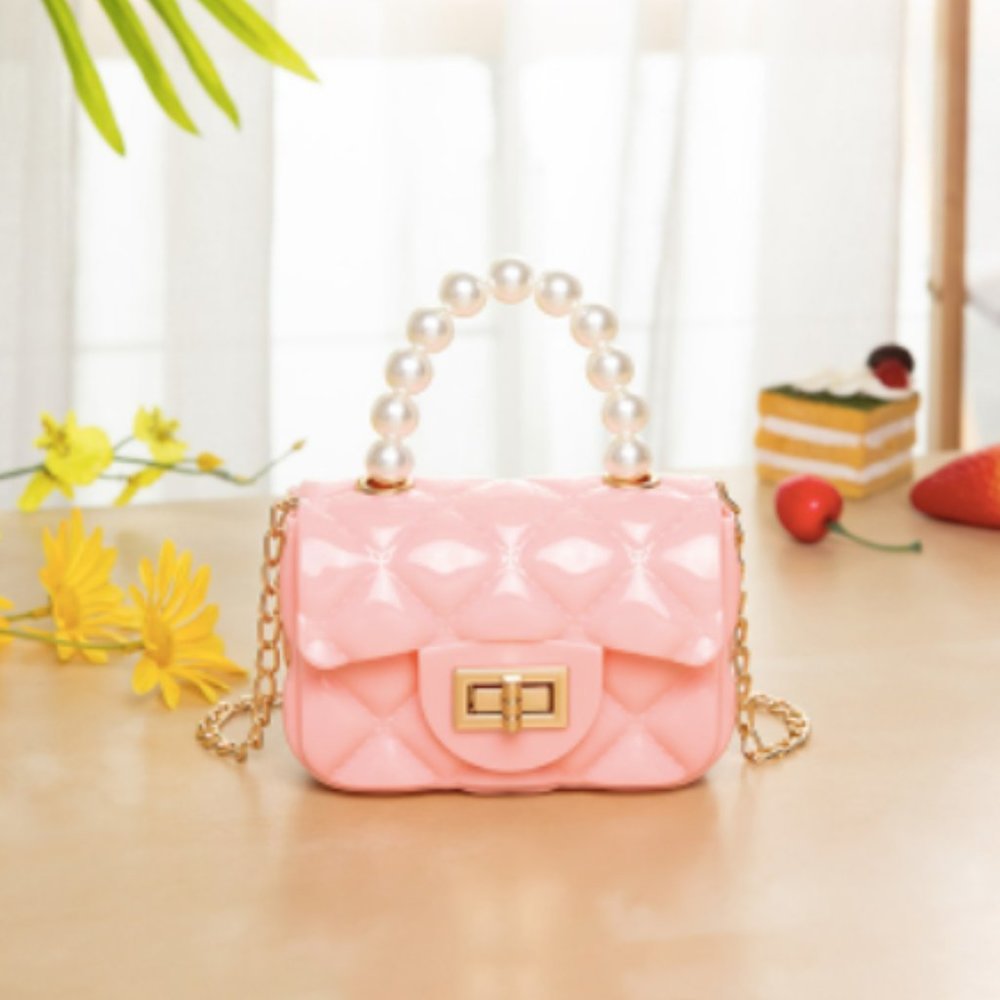 PVC Quilted Mini Micro Purse